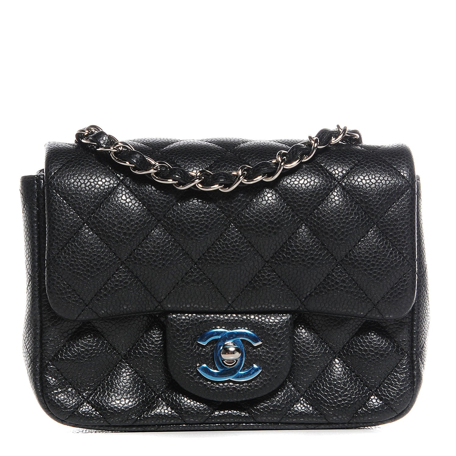 Chanel Caviar Quilted Mini Square Flap Black 1 of 9