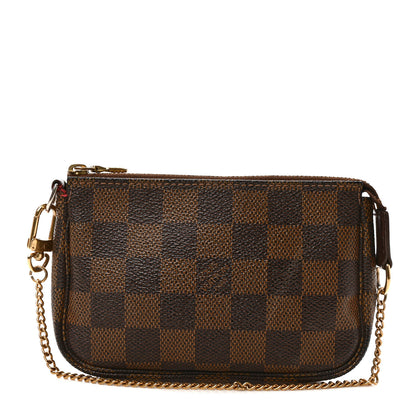 Louis Vuitton Damier Ebene Mini Pochette Accessories 1 of 9