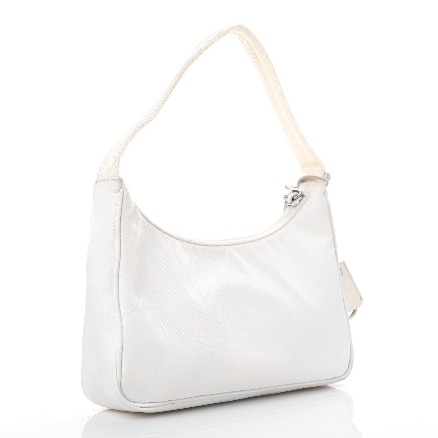 Prada Tessuto Nylon Mini Re-Edition 2000 Bag White 4 of 23