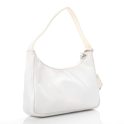 Prada Tessuto Nylon Mini Re-Edition 2000 Bag White 4 of 23
