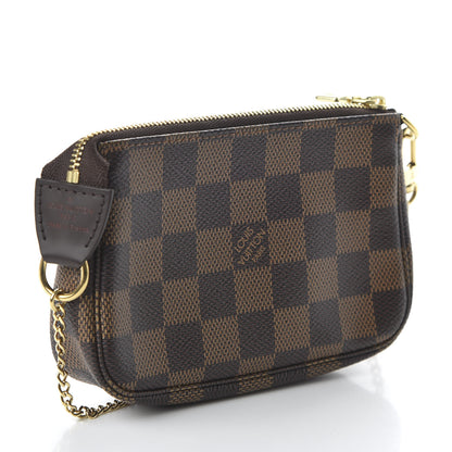 Louis Vuitton Damier Ebene Mini Pochette Accessories 3 of 11