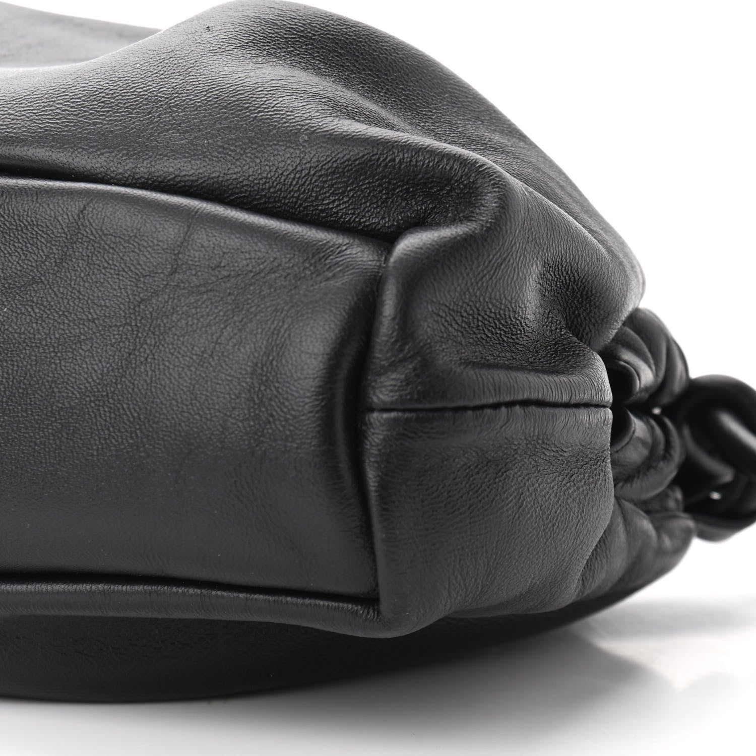 Mansur Gavriel Lambskin Mini Cloud Clutch Black Flamma 9 of 9