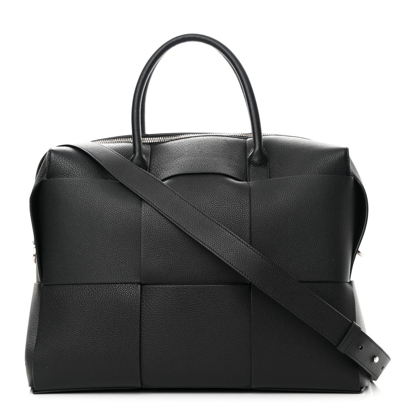Calfskin Maxi Intrecciato Arco Black
