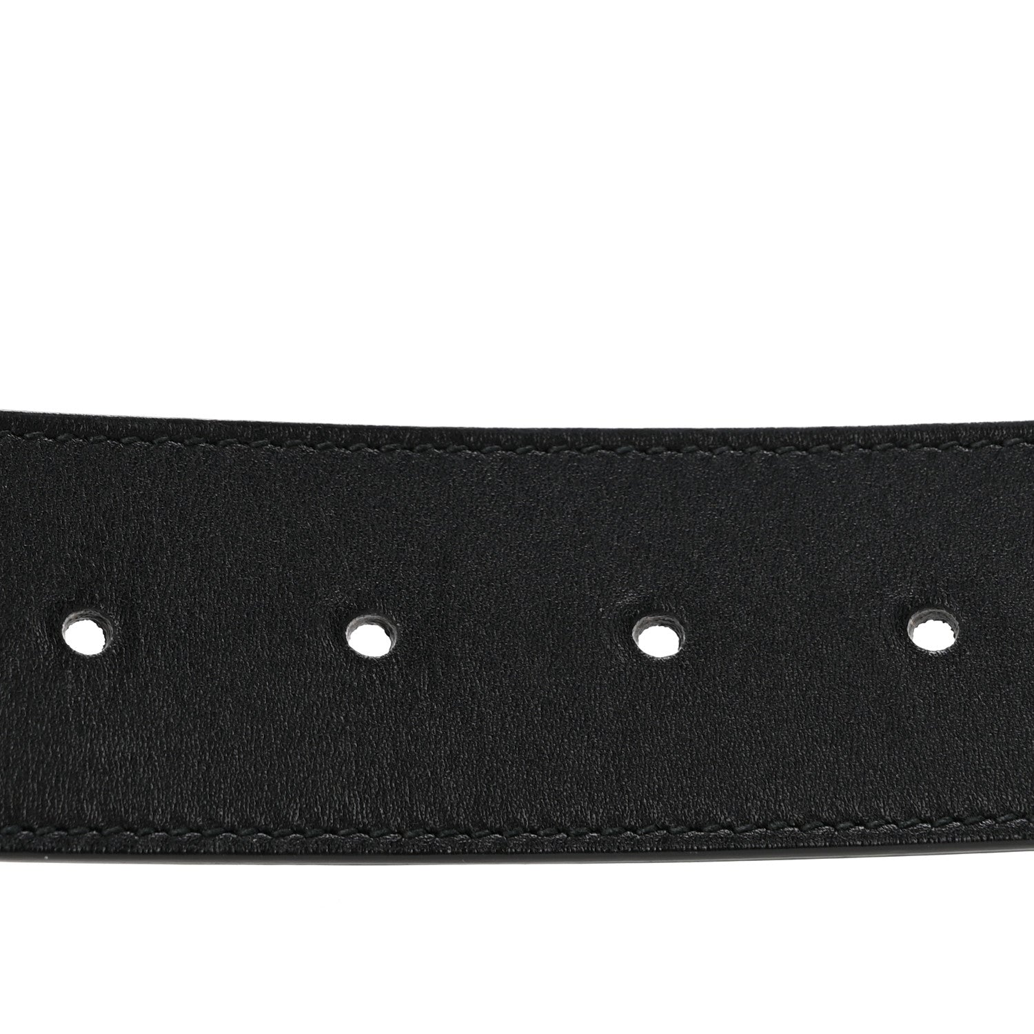 Gucci Calfskin Double G 40mm Belt 75 30 Black 3 of 8