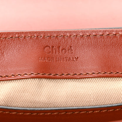 Chloe Shiny Calfskin Suede Mini C Bag Sepia Brown 6 of 10