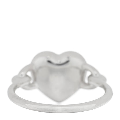 Tiffany Sterling Silver Return to Tiffany Full Heart Ring 53 6.25 3 of 4