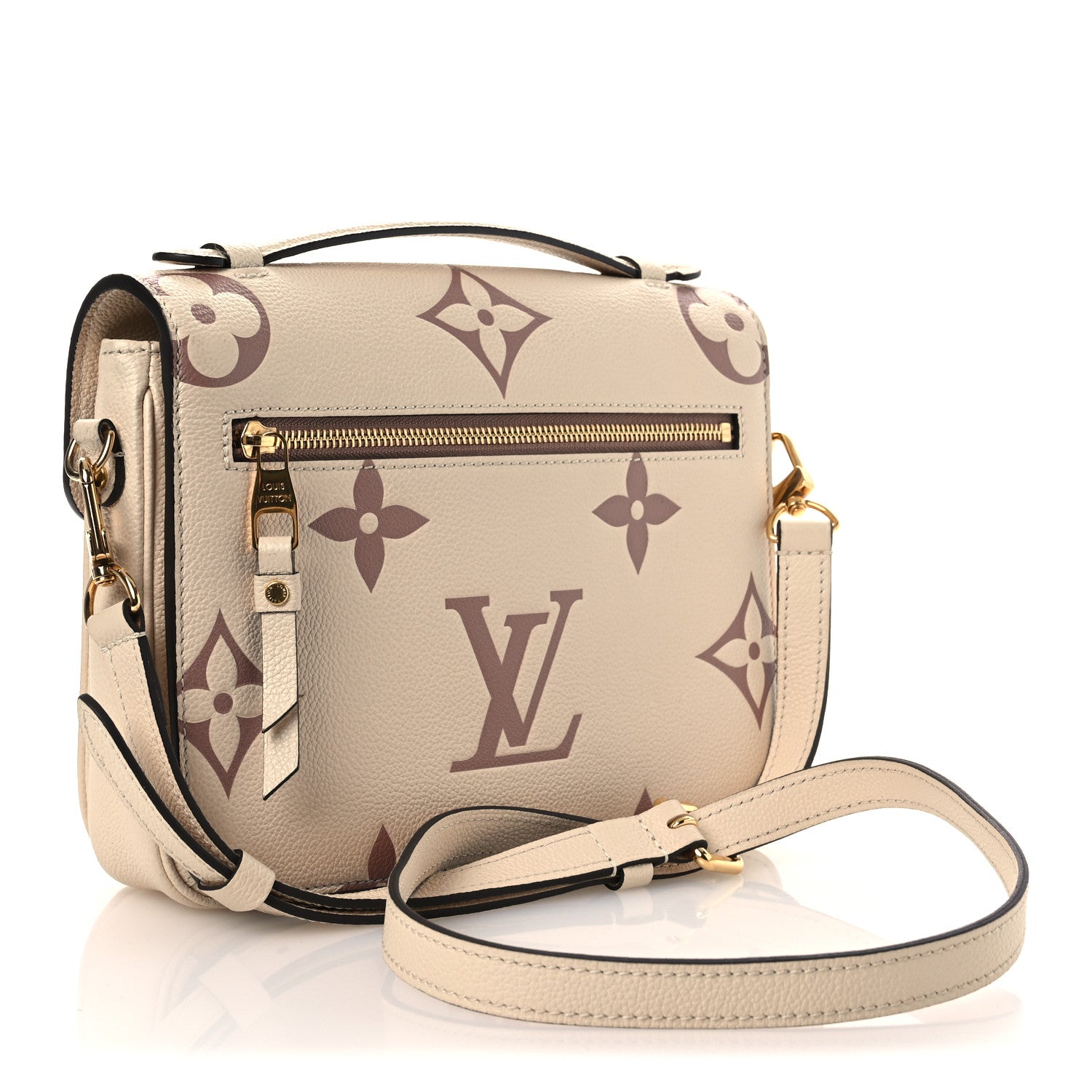 Louis Vuitton Empreinte Monogram Giant Pochette Metis Creme Bois De Rose 3 of 12