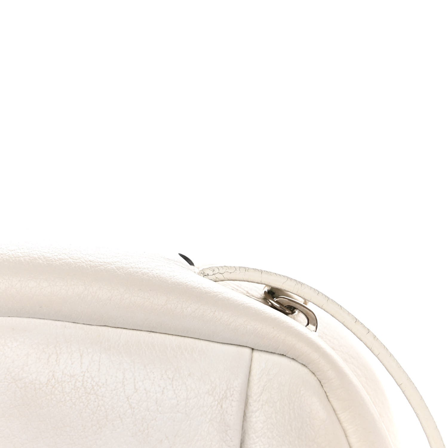Balenciaga Calfskin Logo S Everyday Camera Bag White 13 of 18