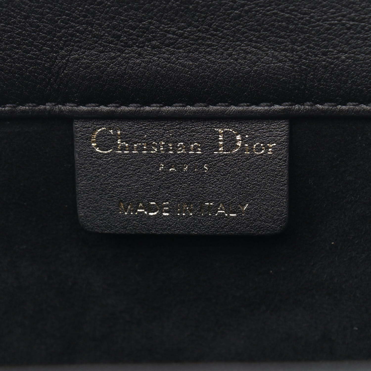 Christian Dior Calfskin Embossed Medium Book Tote Black 5 of 9