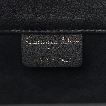 Christian Dior Calfskin Embossed Medium Book Tote Black 5 of 9