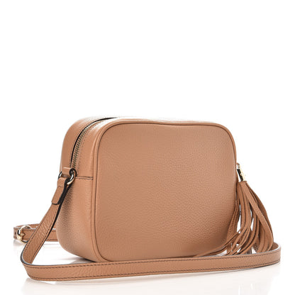 Gucci Pebbled Calfskin Small Soho Disco Bag Camelia 3 of 7