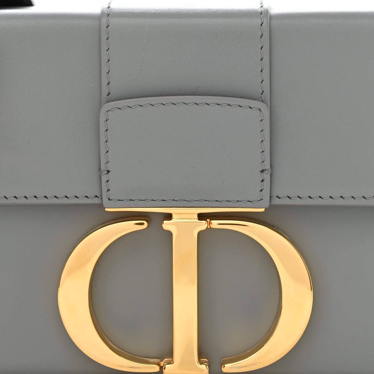 Box Calfskin 30 Montaigne Box Bag Gray