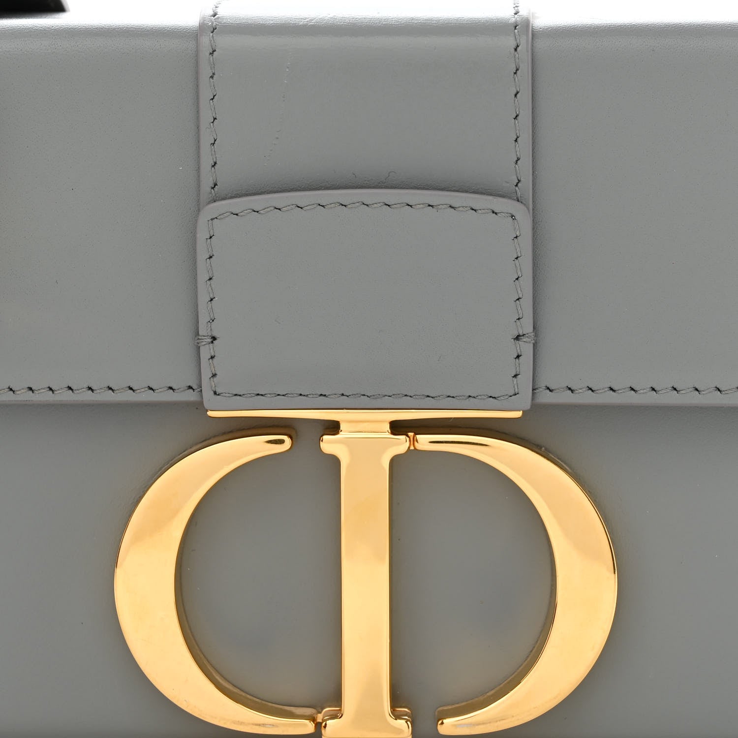 Christian Dior Box Calfskin 30 Montaigne Box Bag Gray 7 of 9