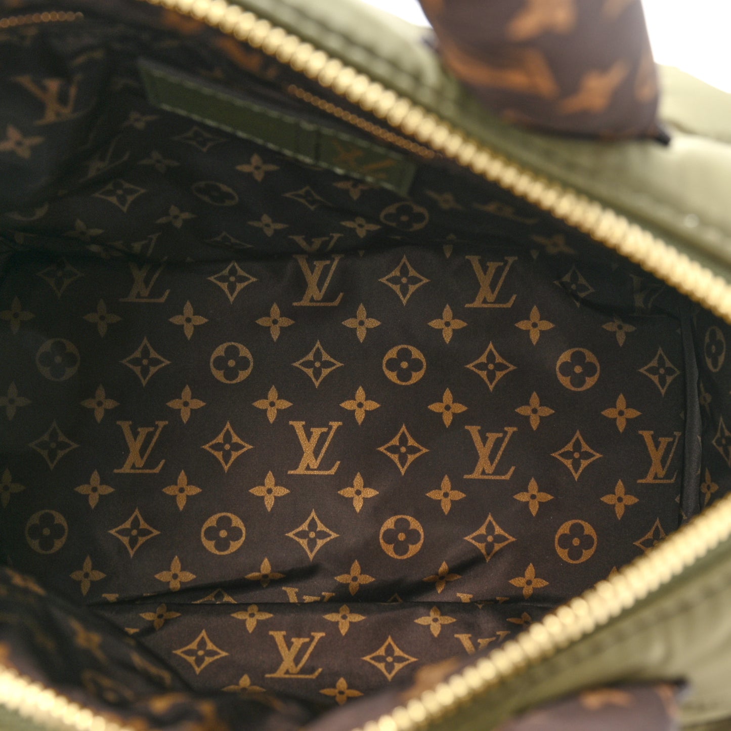 LOUIS VUITTON Econyl Mini Monogram Pillow Speedy Bandouliere 25 Khaki