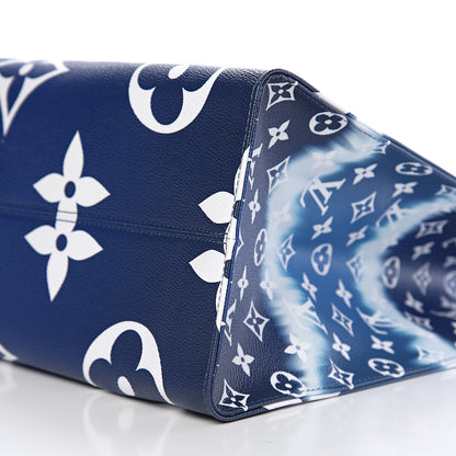 Louis Vuitton Monogram Escale Onthego GM Blue 9 of 9