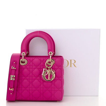 Christian Dior Lambskin Cannage Small My ABCDior Lady Dior Rani Pink 11 of 11