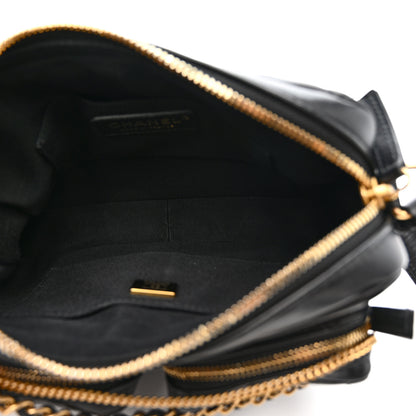 Chanel Calfskin Quilted Large Camera Case Black 5 of 10