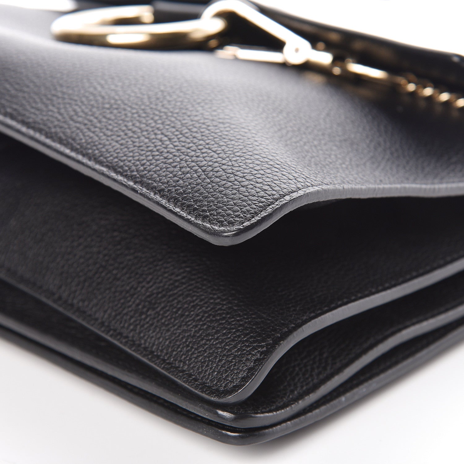 Chloe Calfskin Medium Faye Shoulder Bag Black 23 of 26