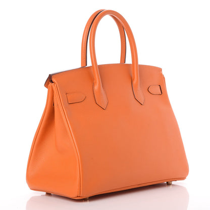 Hermes Epsom Birkin 30 Orange 3 of 36