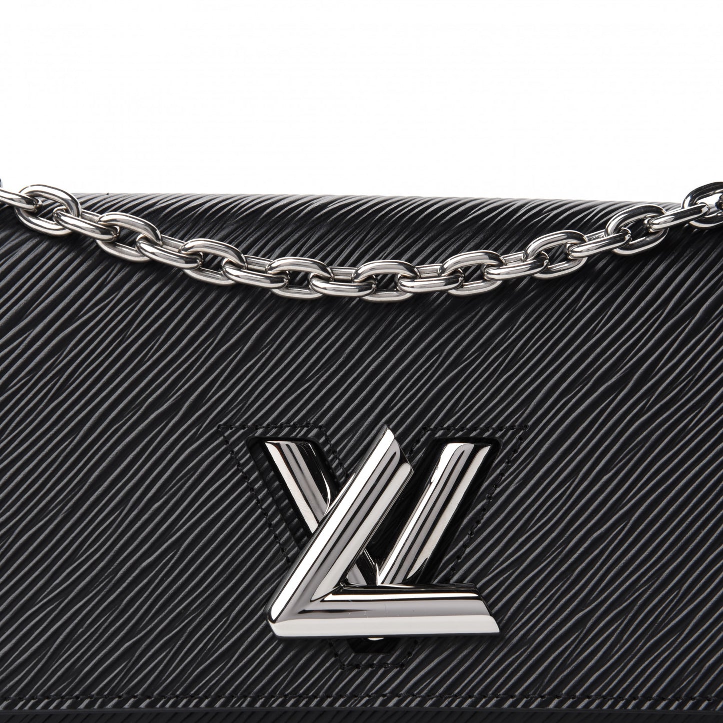 Epi Twist Chain Wallet Black