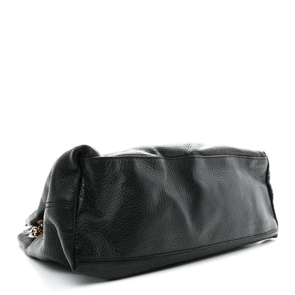 Gucci Pebbled Calfskin Medium Soho Chain Shoulder Bag Black 6 of 19