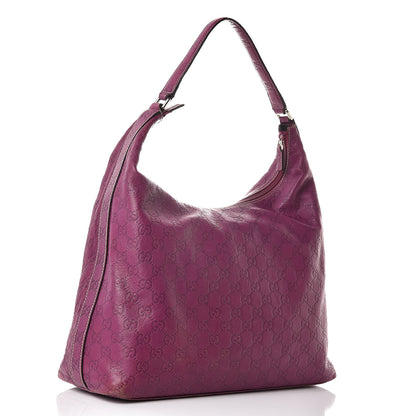 Gucci Guccissima Hobo Purple 3 of 13