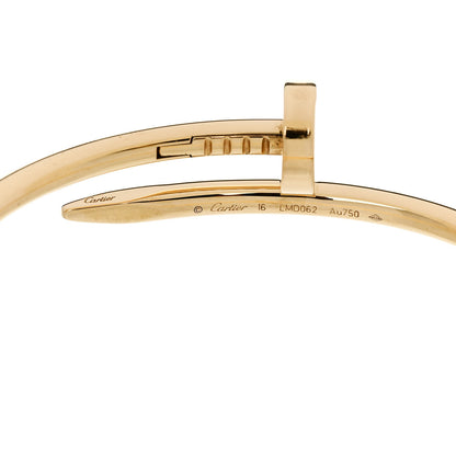 Cartier 18K Yellow Gold Juste Un Clou Bracelet 16 4 of 4
