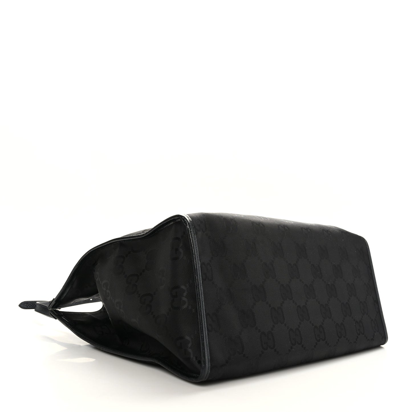 Econyl Nylon Monogram Large Off The Grid Tote Bag Black
