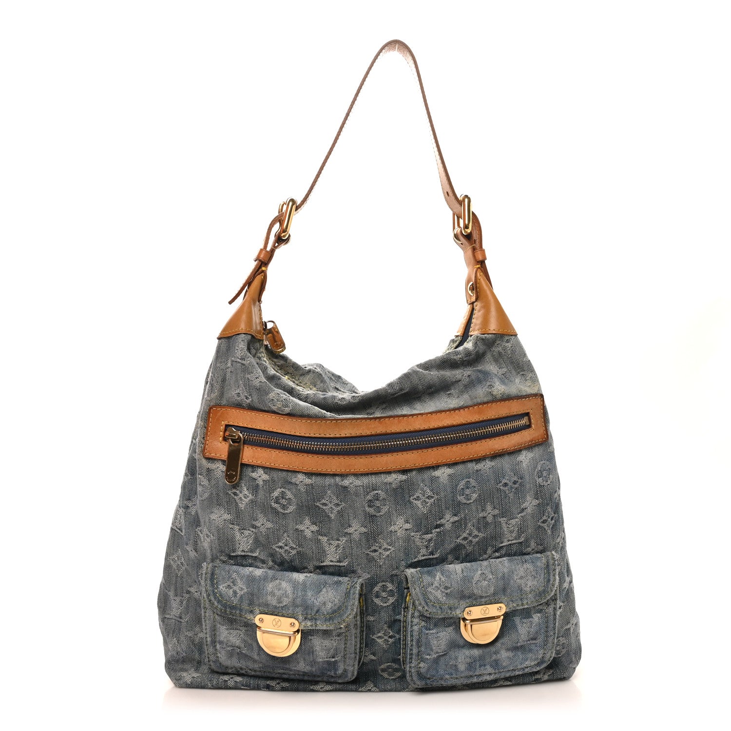 Louis Vuitton Denim Baggy GM Blue 1 of 9
