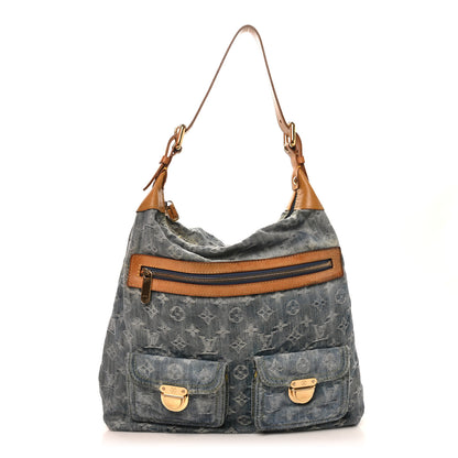 Louis Vuitton Denim Baggy GM Blue 1 of 9