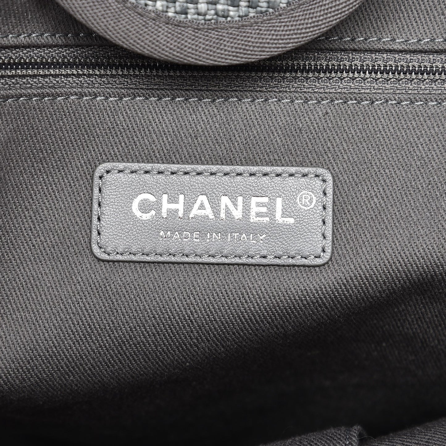 Canvas Large Deauville Tote Grey