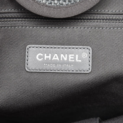 Chanel Canvas Large Deauville Tote Grey 7 of 8