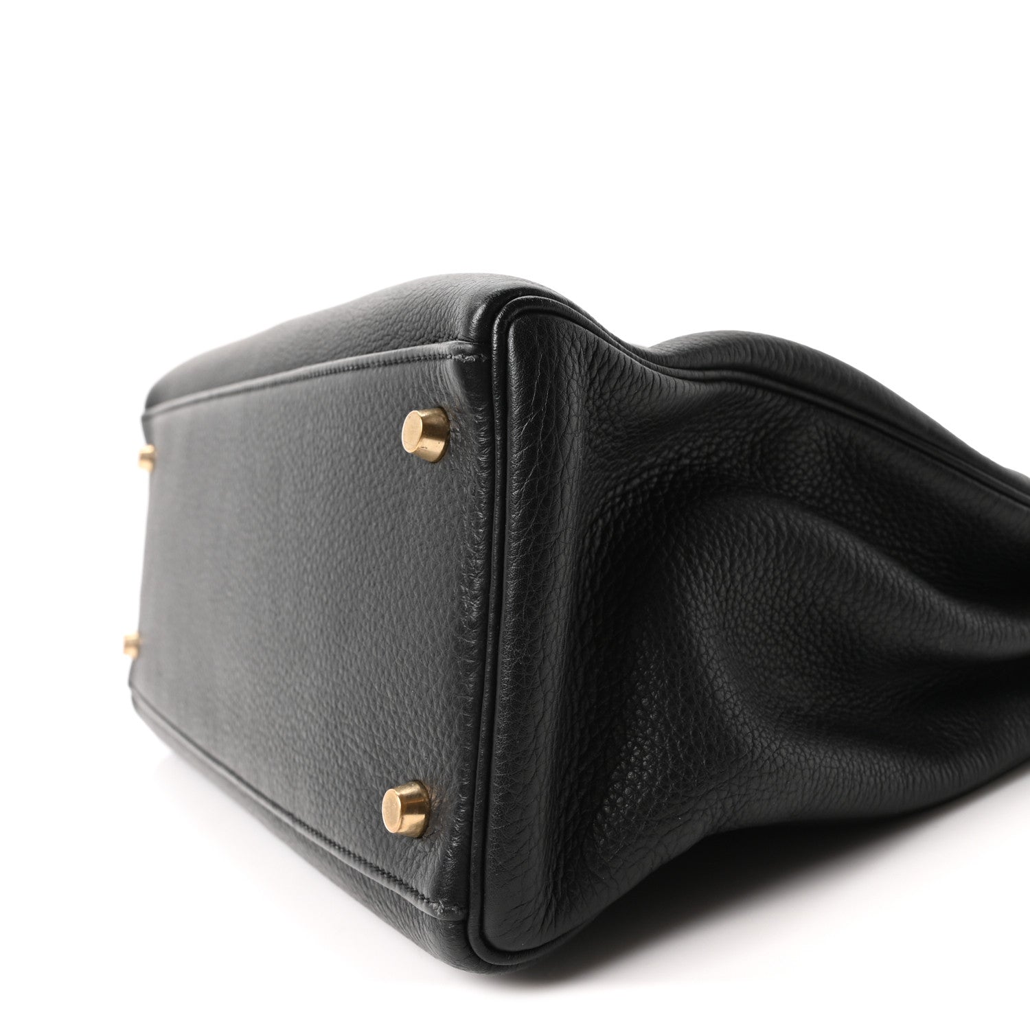 Hermes Evergrain Kelly Retourne 35 Black 10 of 10