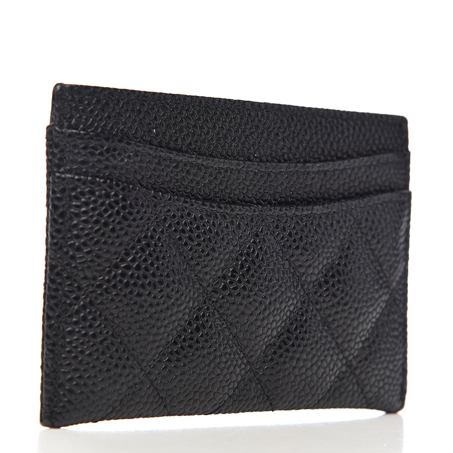 Chanel Caviar Quilted Card Holder Black 3 of 9