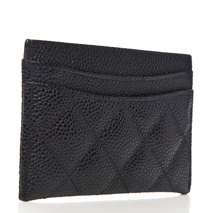 Chanel Caviar Quilted Card Holder Black 3 of 9