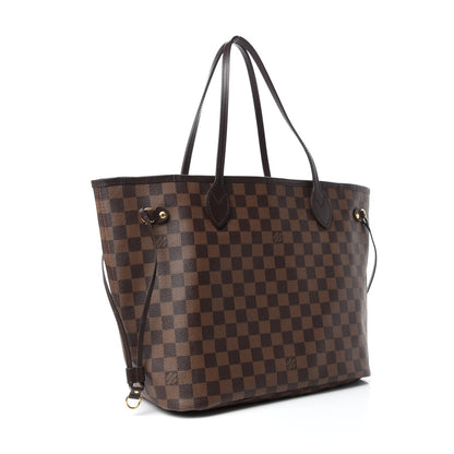 Louis Vuitton Damier Ebene Neo Neverfull MM Rose Ballerine 3 of 11