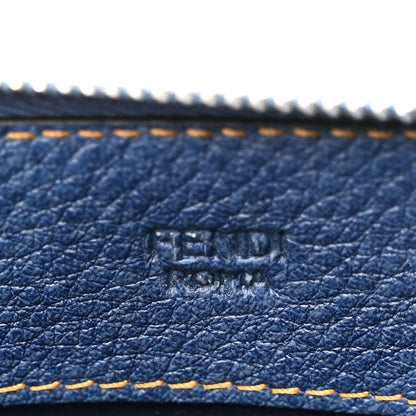 Fendi Cuoio Romano Selleria Denim Effect Medium By The Way Soft Boston Bag Blue 6 of 9
