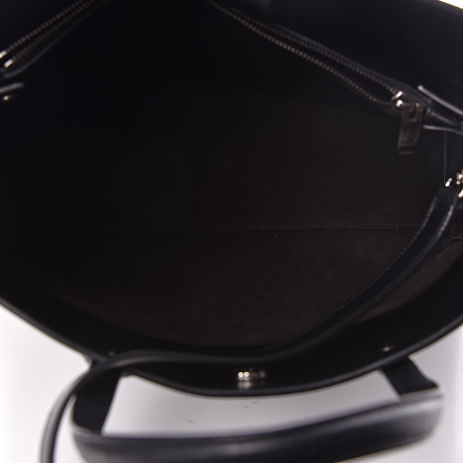 Saint Laurent Calfskin Medium Amber Tote Black 6 of 12
