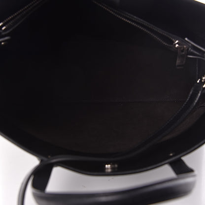 Saint Laurent Calfskin Medium Amber Tote Black 6 of 12