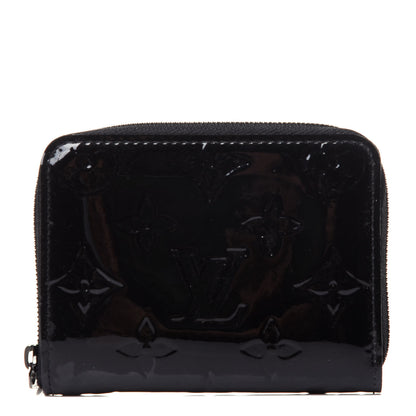 Louis Vuitton Vernis Zippy Coin Purse Wallet Noir Magnetique 1 of 10