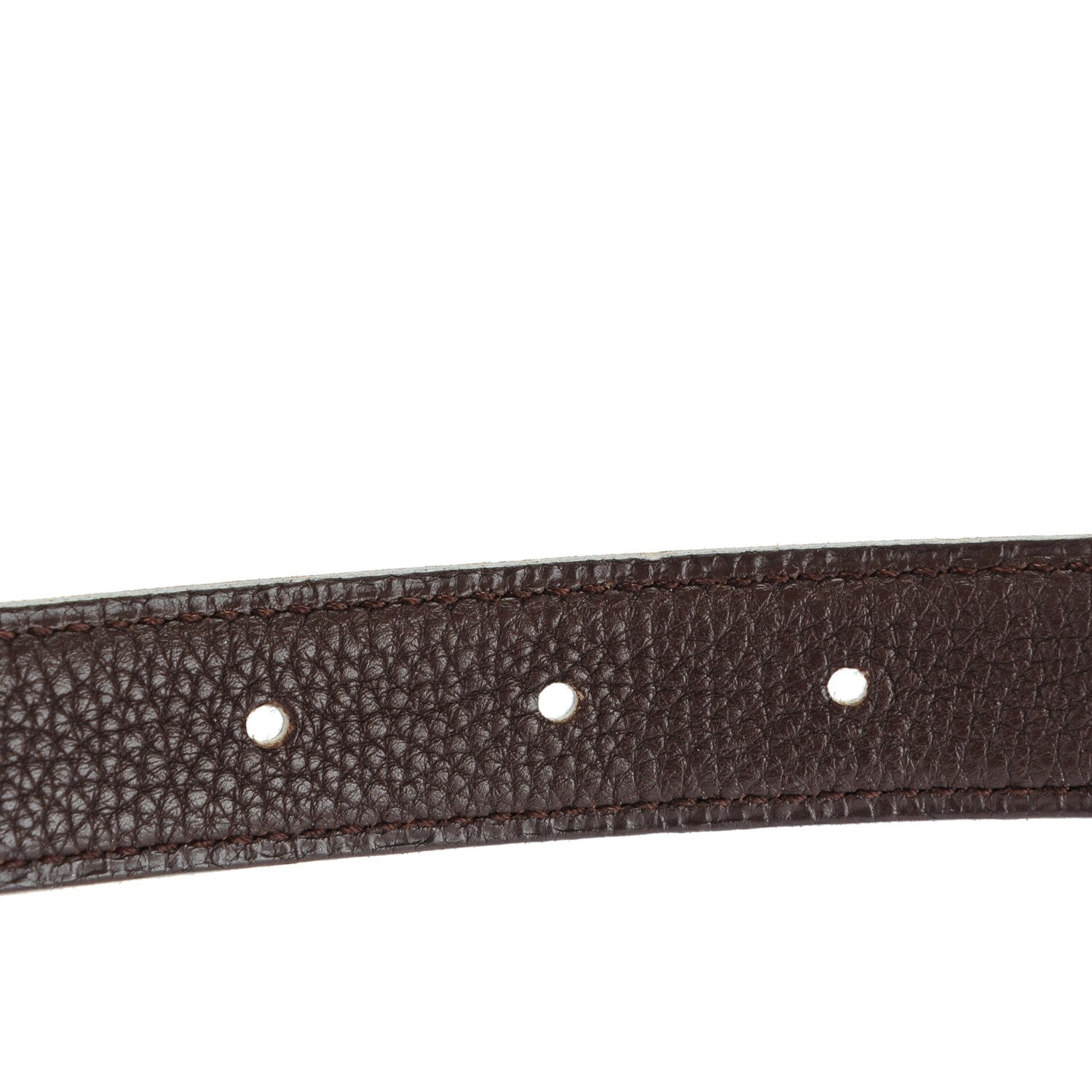 Hermes Box Togo 24mm Constance H Belt 80 Black Chocolate 4 of 7