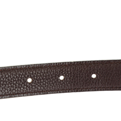 Hermes Box Togo 24mm Constance H Belt 80 Black Chocolate 4 of 7