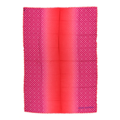 Louis Vuitton Wool Monogram Telling Stole Red 1 of 4
