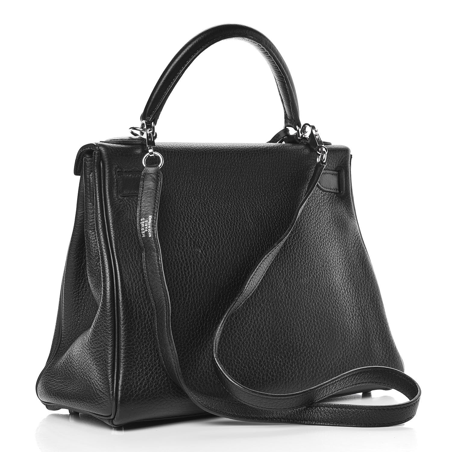 Hermes Taurillon Clemence Kelly Retourne 28 Black 4 of 45