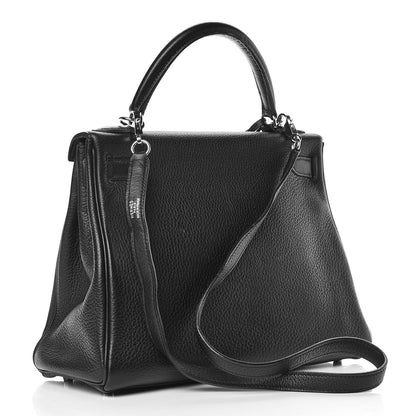 Hermes Taurillon Clemence Kelly Retourne 28 Black 4 of 45