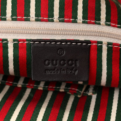 Gucci Monogram New Britt Medium Boston Dark Brown 6 of 14
