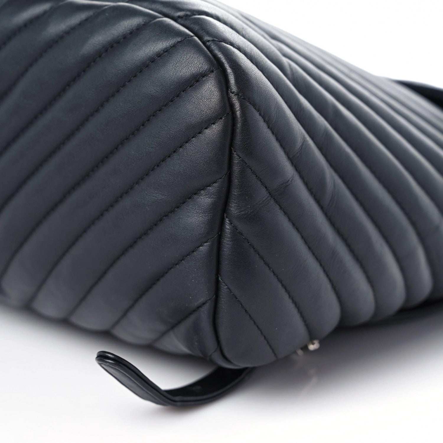 Chanel Calfskin Chevron Quilted Large Urban Spirit Backpack Black 6 of 9