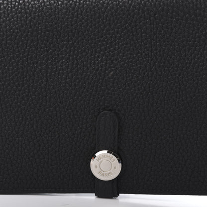 Hermes Togo Dogon Duo Wallet Black 9 of 10