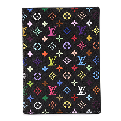 Louis Vuitton LV X TM Monogram Multicolor Passport Cover Black 1 of 7