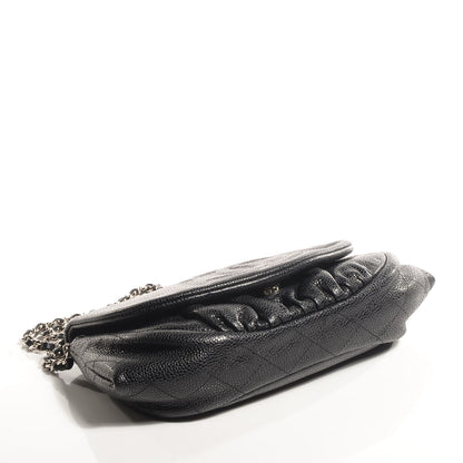 Chanel Caviar Half Moon Wallet On Chain WOC Black 4 of 8